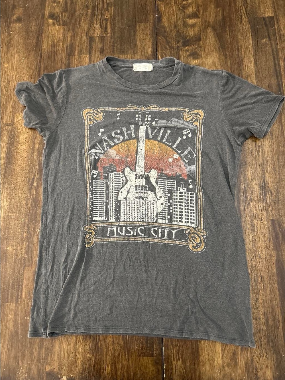 Altar'd State Charcoal Nashville Music City Graphic Tee
